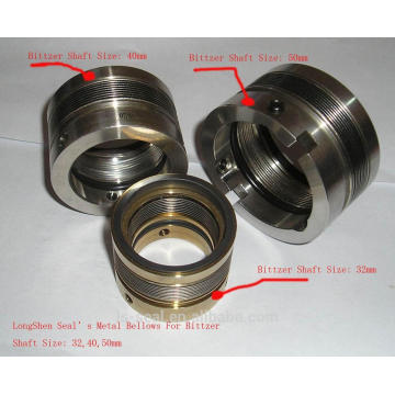 sello de fuelle de metal soldado de alto rendimiento HF680-50 Bitzer shaft seal